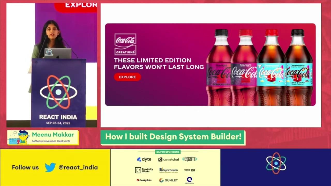 How I built Design System Builder - Meenu Makkar | React India 2022