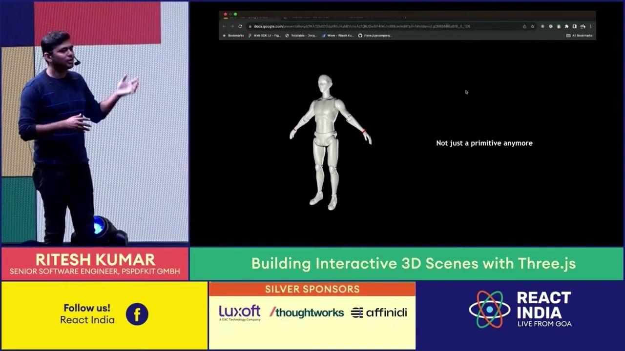 Building Interactive 3D Scenes with Three.js - Ritesh Kumar