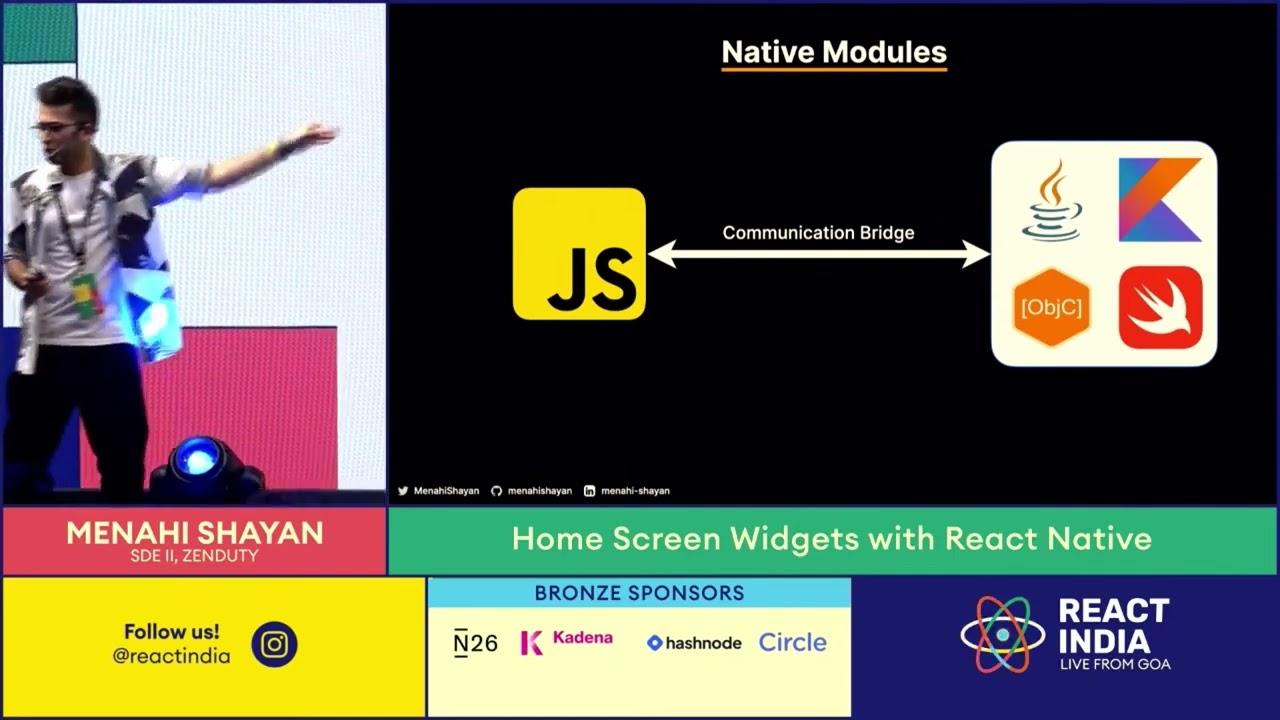 Home Screen Widgets with React Native - Menahi Shayan